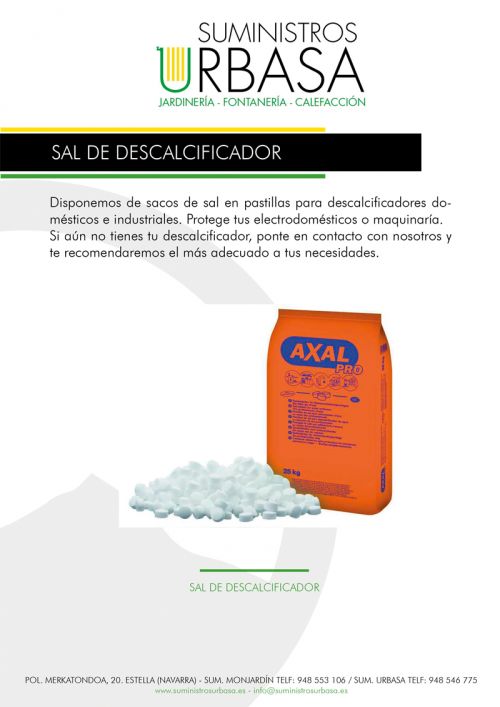 Sal de descalcificador